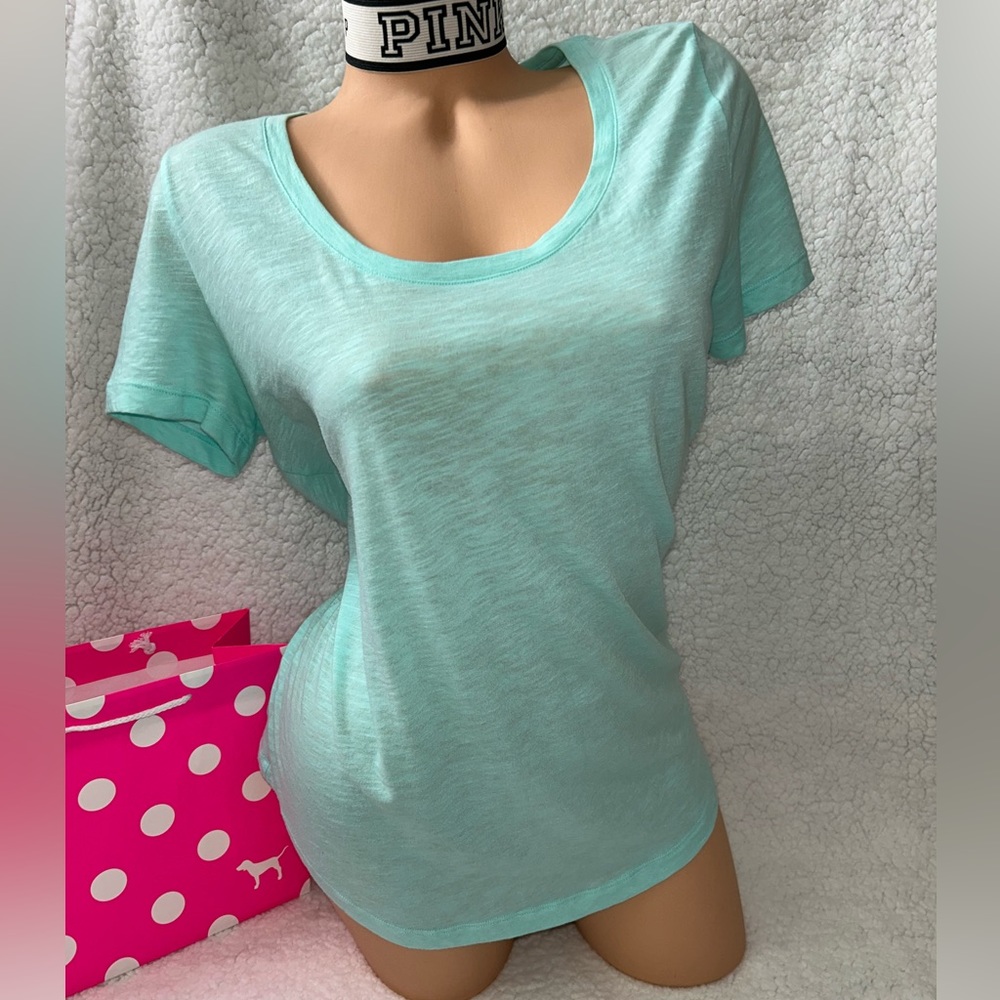 VS PINK Open Back Tee Shirt Top